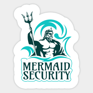 Mermaid Security Sticker